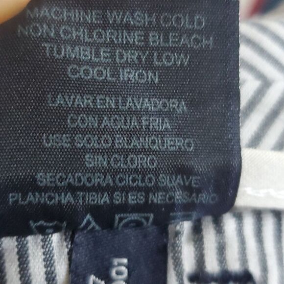 TOMMY HILFIGER SHORTS NAVY BLUE SIZE 8 COTTON STRETCH ALMOST 7" INSEAM - Picture 6 of 7